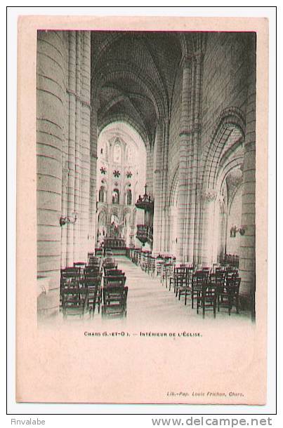 CHARS Interieur De L´Eglise  (8A447) - Chars