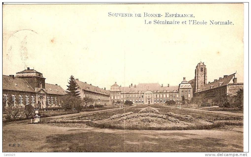 SOUVENIR  DE  BONNE  -  ESPERANCE  :    LE  SEMINAIRE   ET   L' ECOLE NORMALE - Courcelles