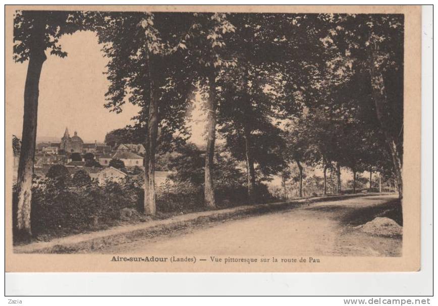 40.173/ AIRE SUR L'ADOUR - Vue Pittoresque Sur La Route De Pau - Aire