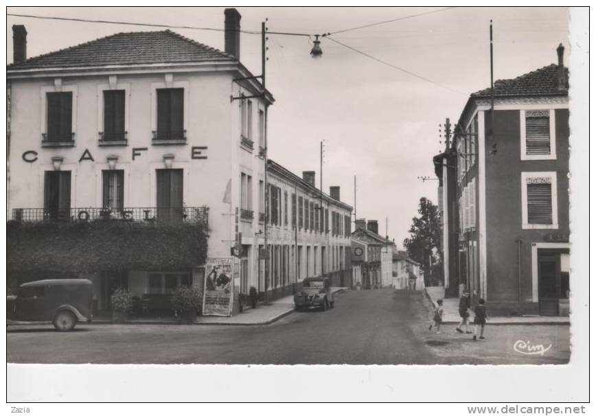 40.191/ ST SEVER SUR ADOUR - Place Du Cap Du Pouy Et Avenue Gal De Gaulle (cpsm) - Saint Sever