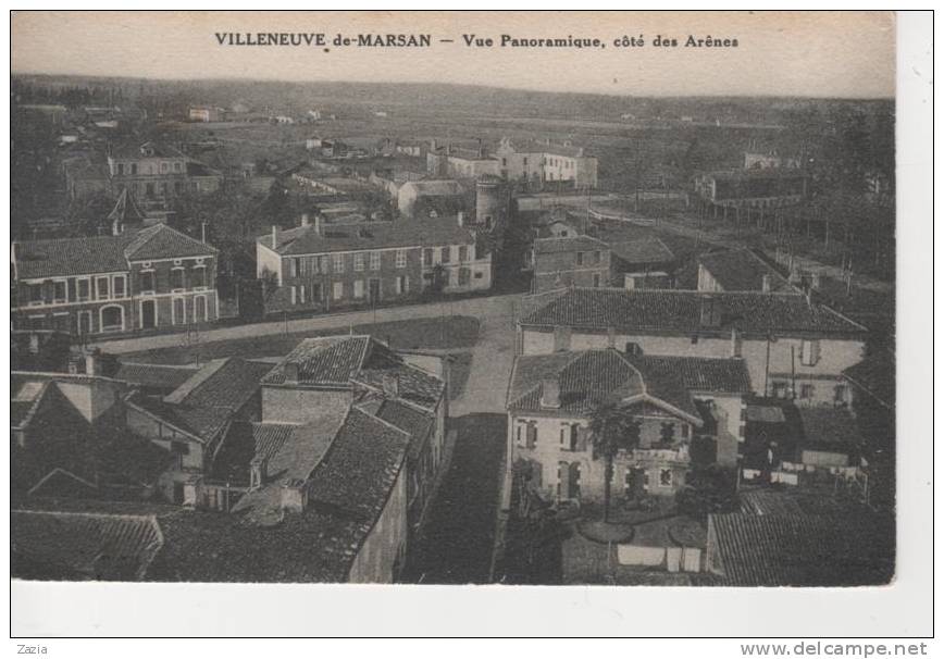 40.193/ VILLENEUVE DE MARSAN - Vue Panoramique, Côté Des Arénes - Villeneuve De Marsan