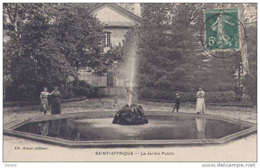 SAINT AFFRIQUE - Le Jardin Public - Saint Affrique