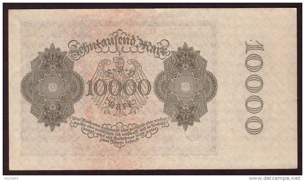 BILLETS ALLEMAGNE - Reichsbankdirektorium - 10.000 Mark - Du 19 01 1922 - Pick 72 - 10000 Mark