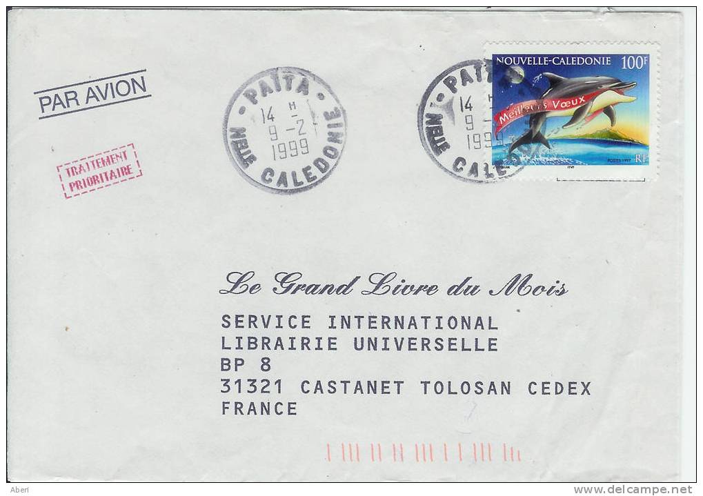 3087 N° 745 - PAITA - NOUVELLE CALEDONIE - DAUPHIN - DOLPHIN - Brieven En Documenten