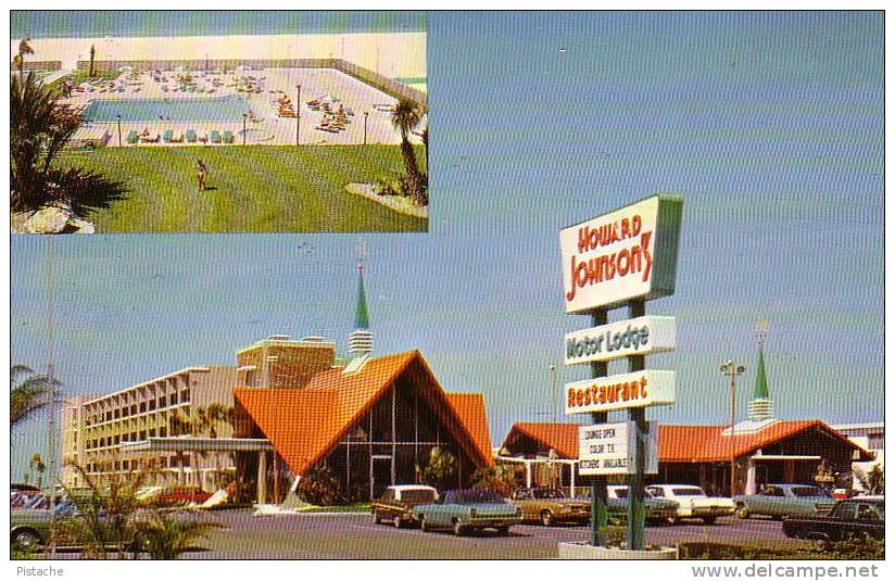 St. Petersburg - Roadside Howard Johnson´s Motor Lodge Restaurant Motel Car Never Used - American Roadside