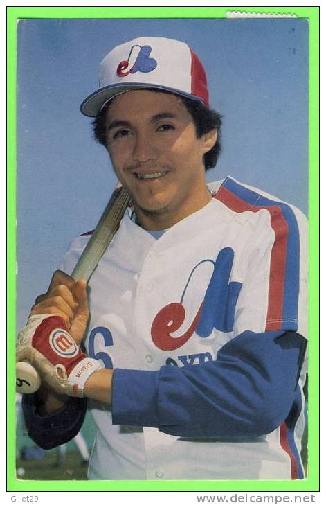 BASEBALL - EXPOS DE MONTRÉAL - ARGENIS SALAZAR -  CARTE À VOYAGÉE - - Honkbal