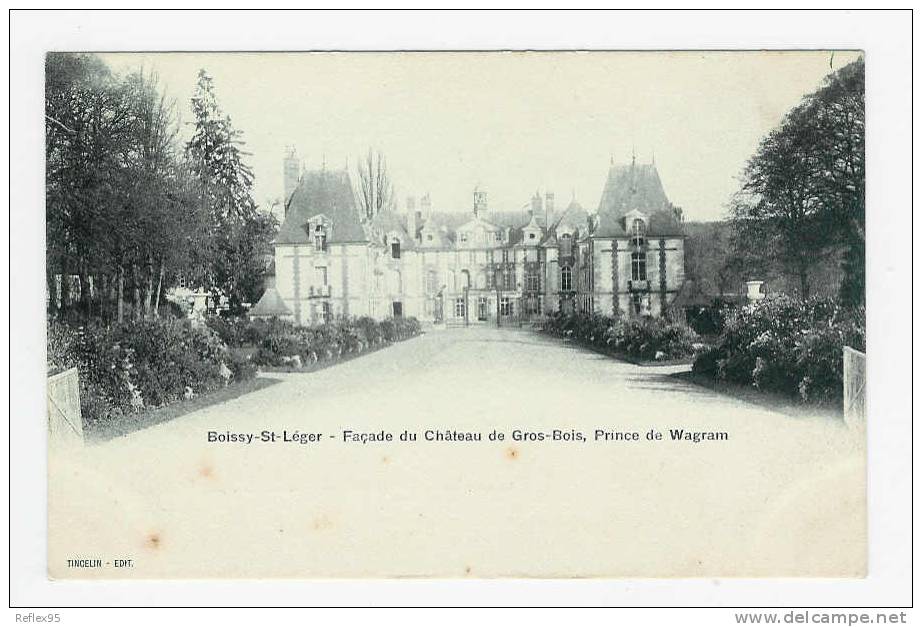 BOISSY SAINT LEGER - Façade Du Château De Gros-Bois Prince De Wagram - Boissy Saint Leger