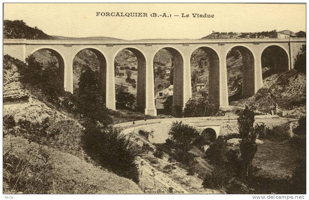 CPA (04)  FORQUALQUIER   Le Viaduc - Forcalquier