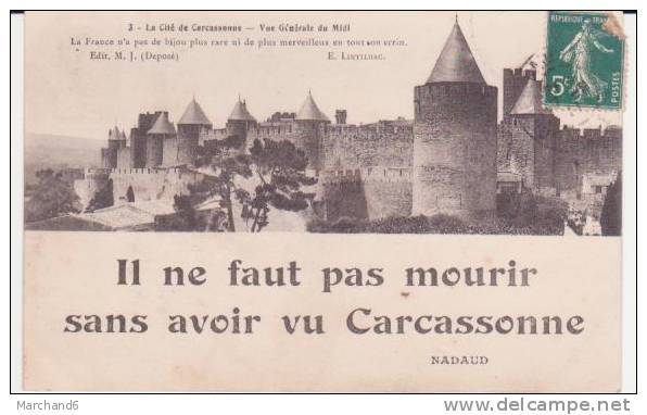 AUDE . CARCASSONNE . VUE GENERALE DU MIDI - Carcassonne