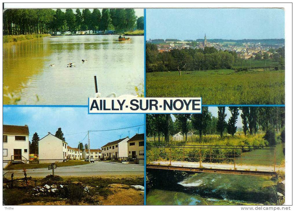 AILLY SUR NOYE Plan D'eau - Berny Sur Noye - La Noye - Vue Générale - Ailly Sur Noye