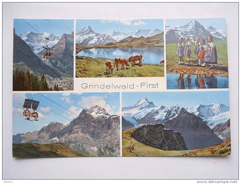 Grindelwald  First Firtsbahn  BE- CH 1950´s  VF  D21286 - Grindelwald