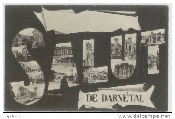 358 E/CPA DARNETAL (seine Maritime)  MULTIVUES  SALUT DE DARNETAL - Darnétal