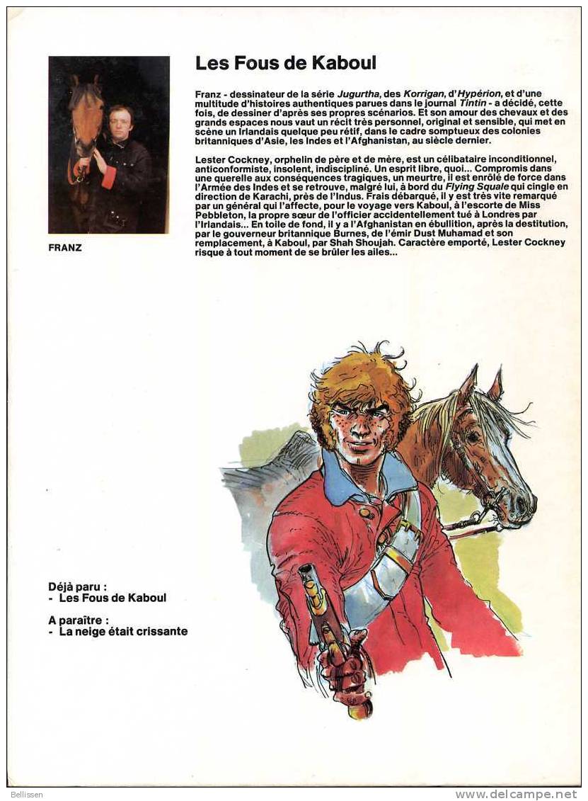 Lester Cockney N° 1 : Le Fous De Kaboul, Franz, Ed. Du Lombard, Octobre 1982 Ed. Originale - Other & Unclassified