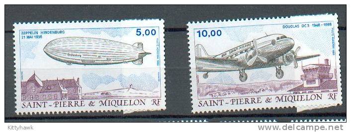 SPM 106 - YT PA 66-67 ** - Unused Stamps