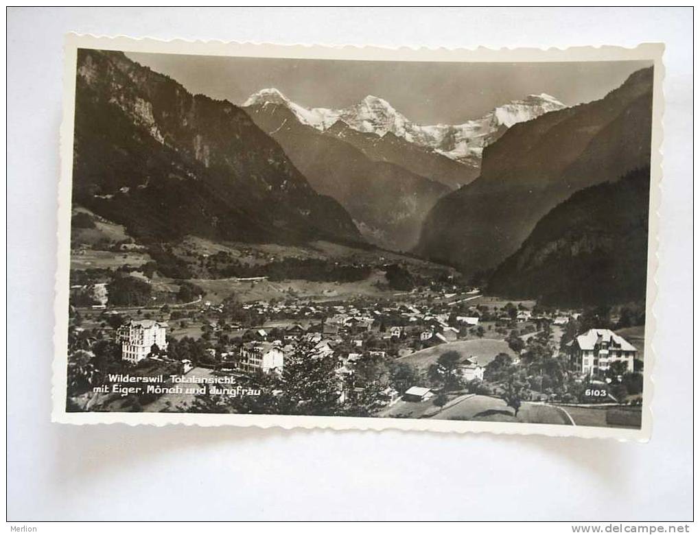 Wilderswil - Mönch Und JUNGFRAU     - Suisse    1940´s  VF  D21497 - Wilderswil