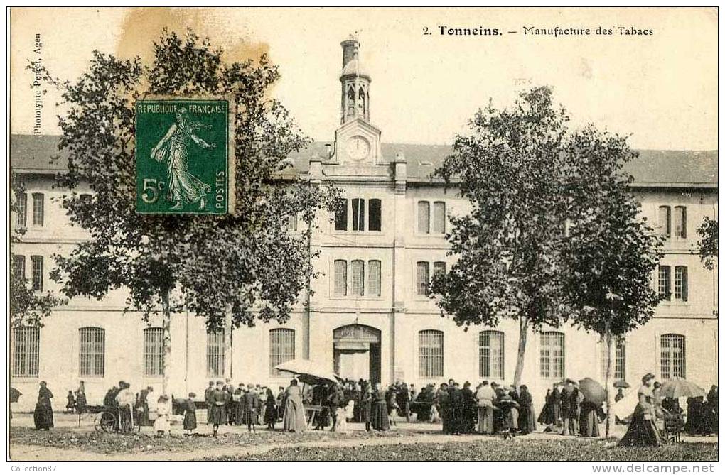 47 - TONNEINS - MANUFACTURE De TABACS - TABAC - USINE INDUSTRIE - Tonneins