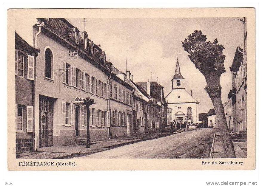 FENETRANGE - Rue De Sarrebourg - Fénétrange