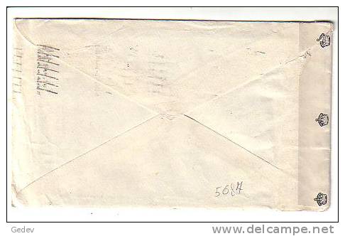 Lettre Stirling-Lausanne + Censure (5687) - Postmark Collection