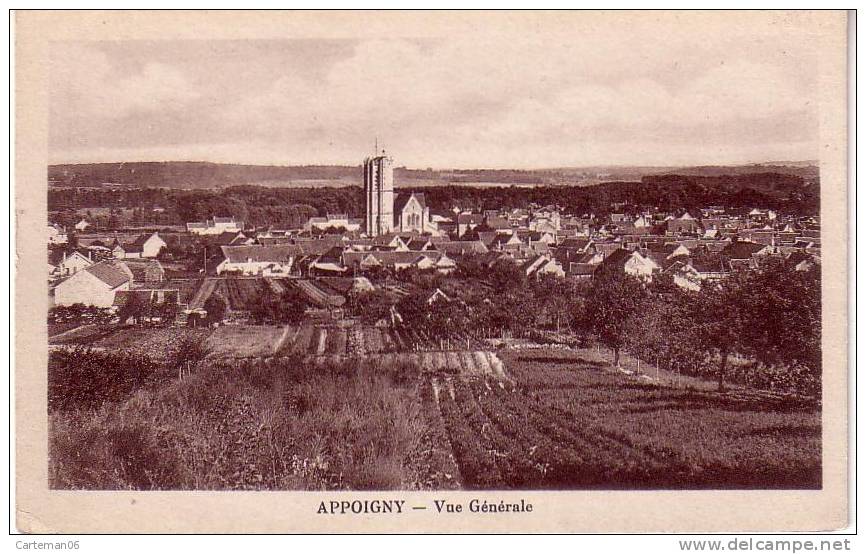 89 -  Appoigny - Vue Générale - Appoigny