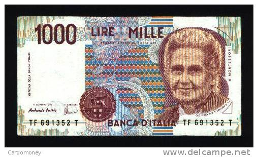 ITALIE 1000 Lires 3/10/1990 ITALIA - Italia – 10 Lire