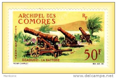 COMORES.  P Aér. N 18 (x) Neuf Sans Gomme  Batterie - Airmail