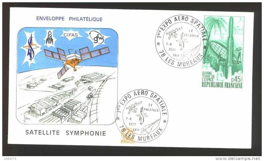 1er EXPO AERO SPACIALE Les MUREAUX 7.8 Mars 1974. - Europa