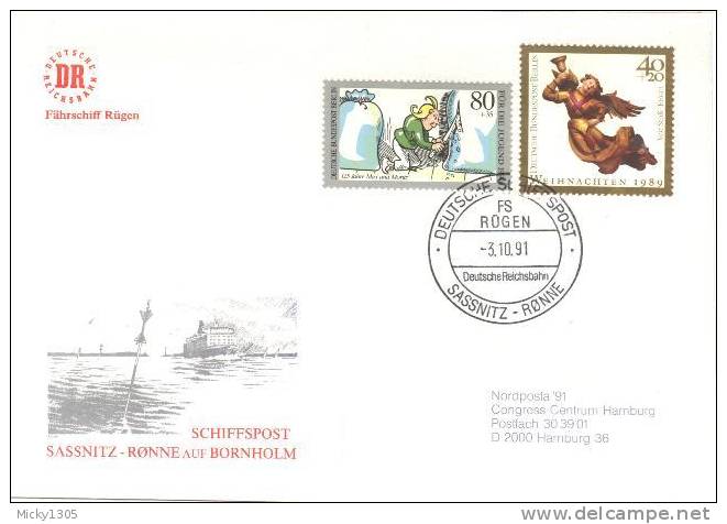 Germany - Deutsche Schiffspost - FS Rügen (k051) - Maritime