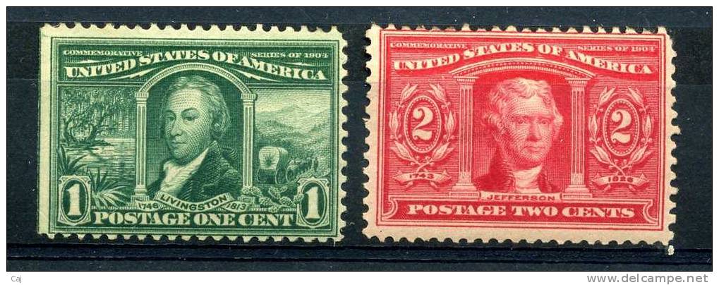 USA  :  Yv  159-60  * - Unused Stamps