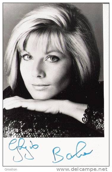 GLYNIS BARBER PHOTO DEDICACEE - Autres & Non Classés