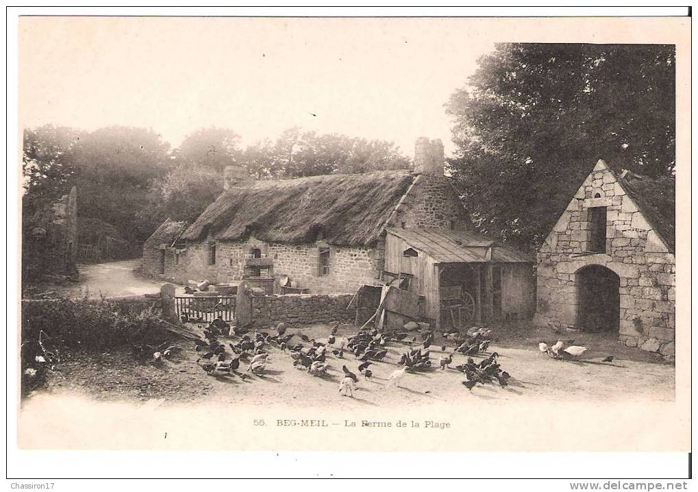 29 -  BEG-MEIL  -  La Ferme De La Plage  - (du Côté De La Basse-cour) - Beg Meil