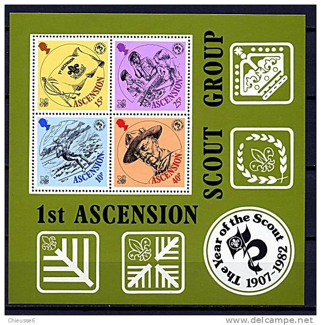 Ascension ** Bloc N° 13 - Scoutisme - Ascension (Ile De L')