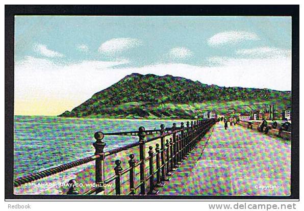 Early Postcard Esplanade Bray County Wicklow Ireland Eire - Ref B107 - Wicklow