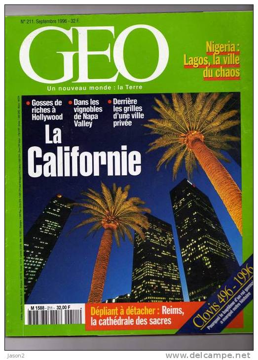 GEO NO  211  La Californie - Géographie