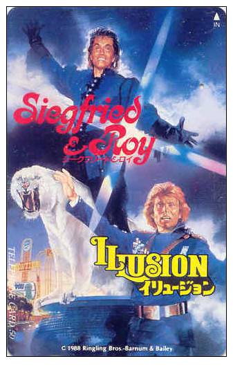 SIEGFRIED AND ROY Op Telefoonkaart  (5) CINEMA MOVIE FILM KINO * ILLUSION * - Film