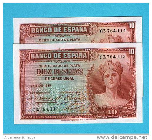 II REPUBLICA  5 PESETAS 1.935  SERIES C PLANCHA/UNC    DL-5846 - 5 Pesetas