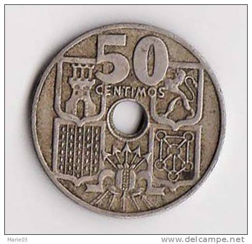 50 Centimos  - 1949 - 50 Céntimos