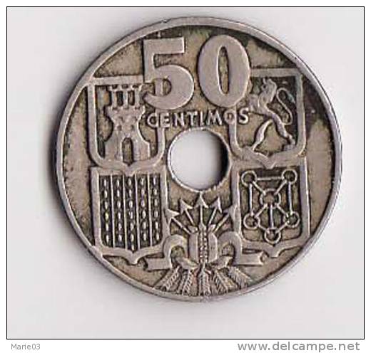 50 Centimos  - 1949 - 50 Céntimos