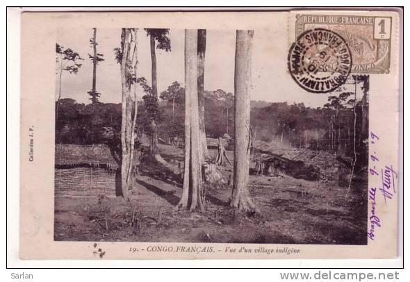 LOT-KO , CONGO , Vue D'un Village Indigene - Congo Français