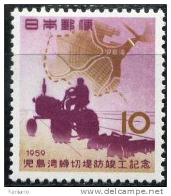 PIA - JAP - 1959 : Achèvement  De La Digue Pour La Mise En Valeur De La Baie De Kojima - (Yv 618) - Unused Stamps