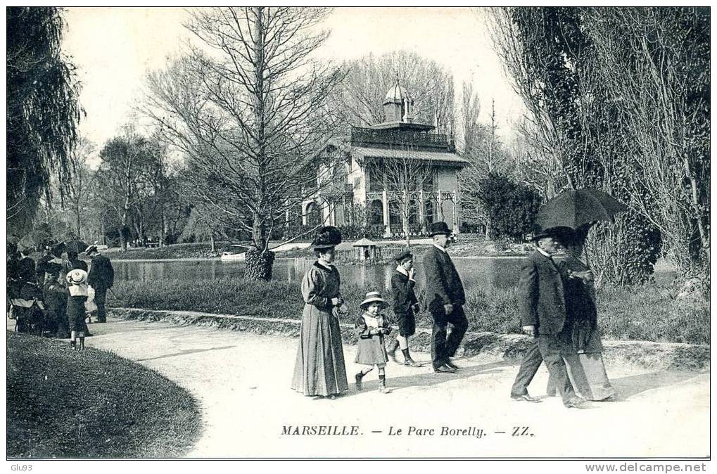 CPA - Marseille (13) - Le Parc Borelly (Borély) - Parcs Et Jardins