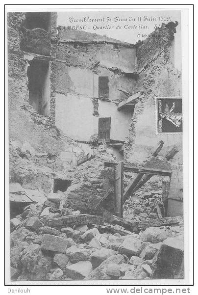 13 // LAMBESC, Seisme Du 11 Juin 1909, Quartier Du Castellas, EL - Lambesc