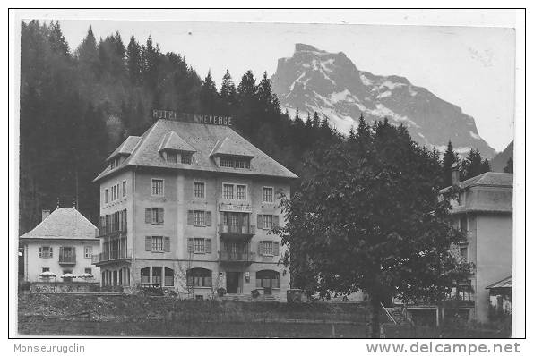 74 )) SIXT, Hotel Du Tenneverge, CPSM 9 X 14, Ed J BLANC - Sixt-Fer-à-Cheval