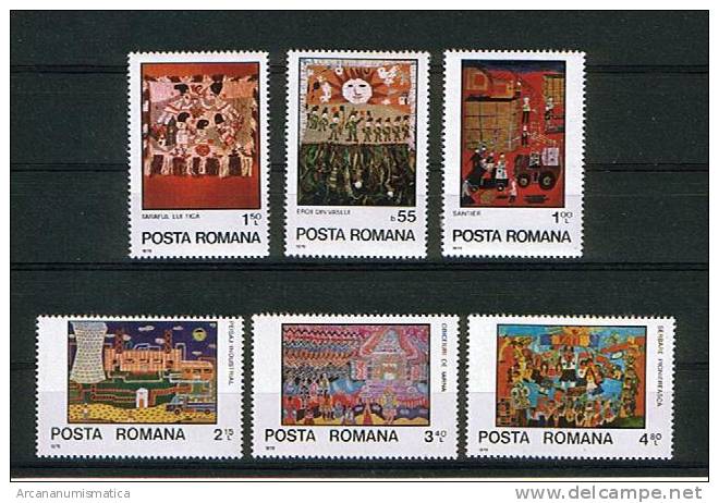 ROMANIA/RUMANIA  1.979  Y&t 3149/54    Serie Completa  ENFANT    SDL-40 - Lotes & Colecciones