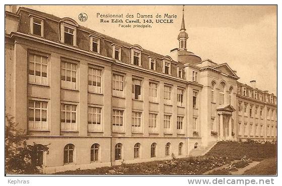 UCCLE : Pensionnat Des Dames De Marie - Facade Principale - Ern. Thill, Bruxelles - Cachet De La Poste 1927 - Ukkel - Uccle
