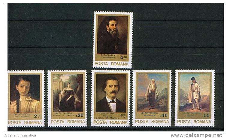 ROMANIA/RUMANIA  1.979  Y&t 3169/74    Serie Completa  Retratos Pintura    SDL-45 - Sammlungen