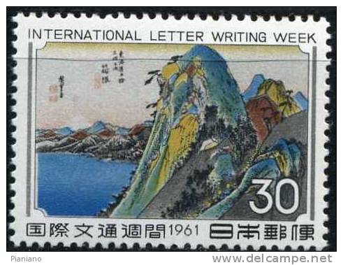 PIA - JAP - 1961 : Semaine Internationale De La Lettre écrite - "Hakone" D´ Hiroshige  - (Yv 686) - Neufs