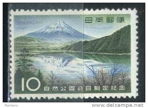 PIA - JAP - 1959 : Journée Des Parcs Nationaux - Mont Fuji Et Lac Motusu - (Yv 630) - Neufs