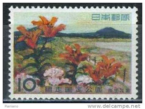 PIA - JAP - 1960 : Parc National D´ Abashiri - Jardin De Fleurs - (Yv 650) - Neufs