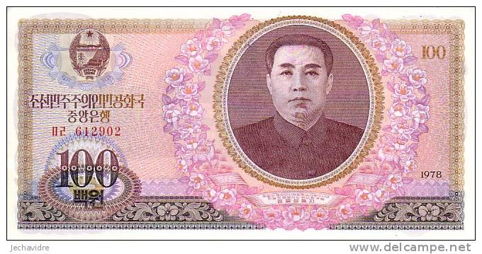 COREE DU NORD  100 Won  Emission De 1978   Pick 22     ***** QUALITE  XF ***** - Korea (Nord-)