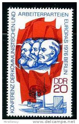 LENINE / MARX / CONFERENCE DES PARTIS COMMUNISTES / BERLIN         / ALLEMAGNE / D.D.R. / GERMANY - Karl Marx